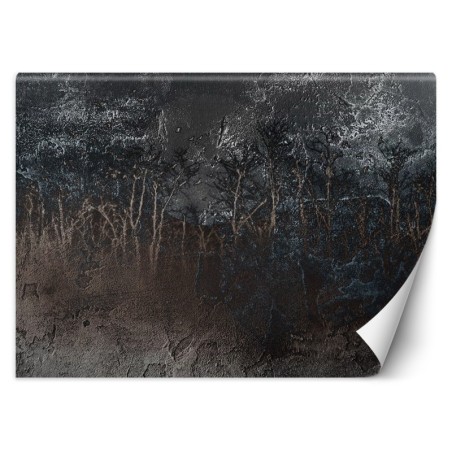 Fototapete - Abstrakt Baum Ölgemälde Landschaft | Feeby