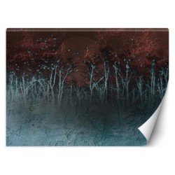 Moderne Fototapete - Abstrakt gemalte Baum | Feeby