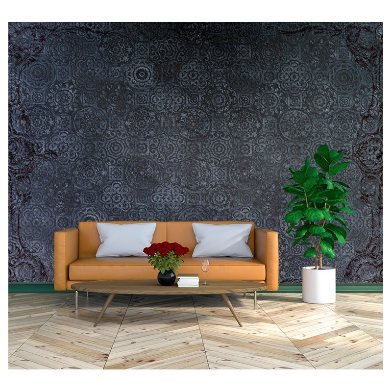 Stilvolle Fototapete - Blaue Mandalas | Feeby