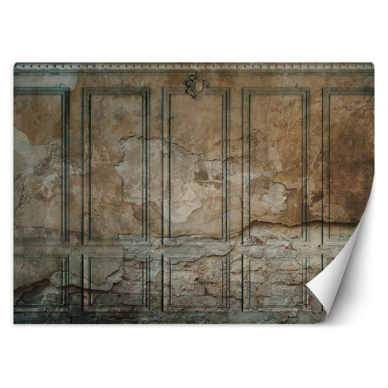 Fototapete - Beton alte Mauer Braun | Feeby