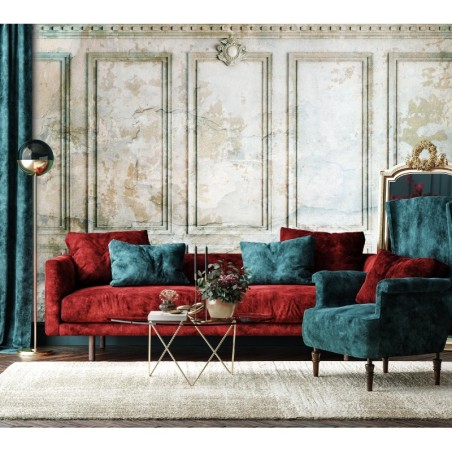 Moderne Fototapete - Betonoptik alte Mauer Grau | Feeby