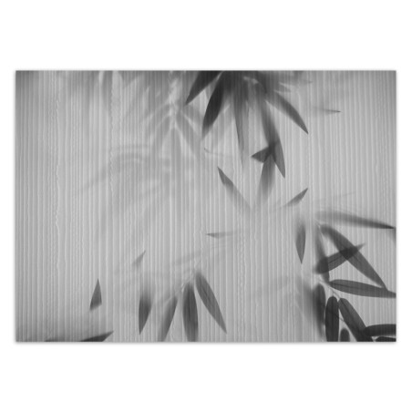 Fototapete - Blätter im Nebel Abstrakt Pflanzen | Feeby