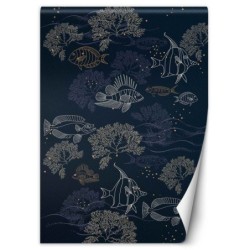 Modische Fototapete - Fische auf dem Meeresgrund | Feeby