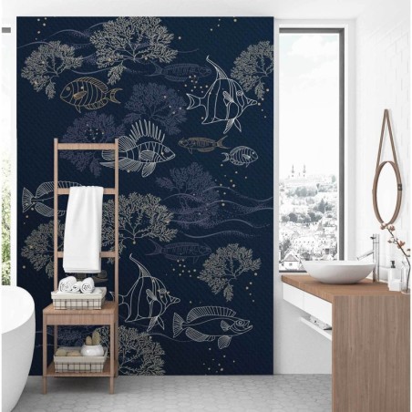 Modische Fototapete - Fische auf dem Meeresgrund | Feeby