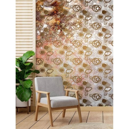 Modische Fototapete - Goldene Formen | Feeby