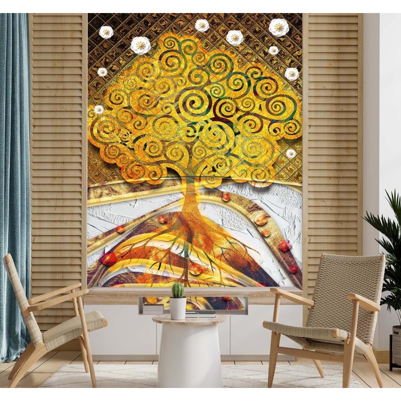 Moderne Fototapete - Magischer Baum des Lebens Klimt | Feeby