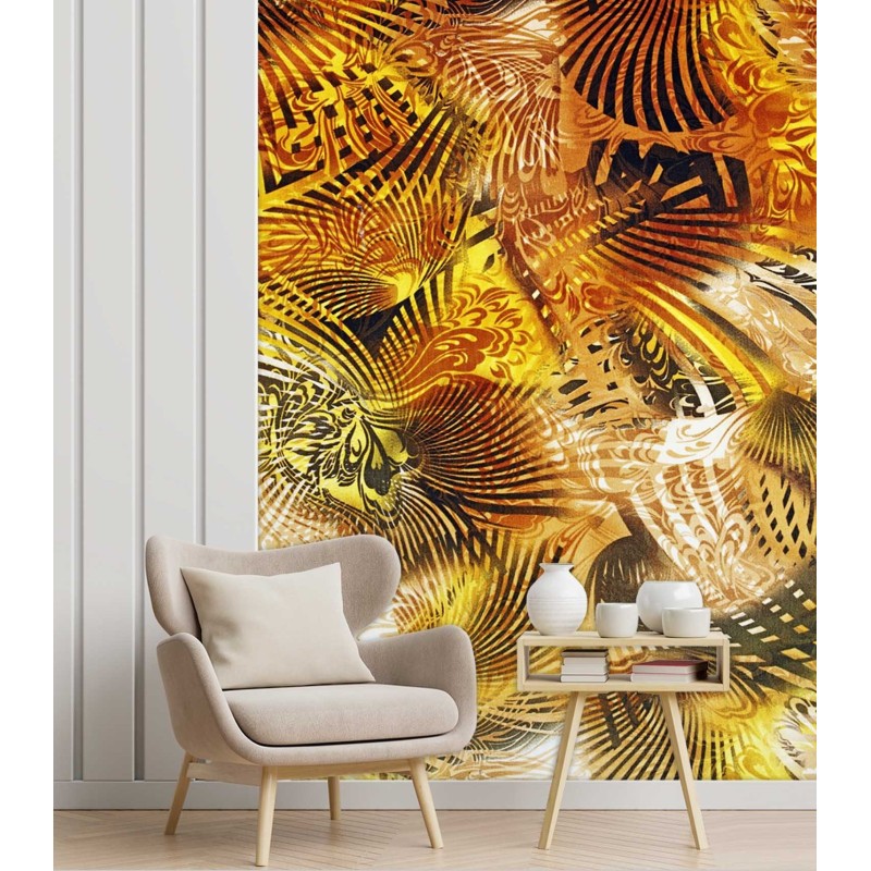 Stilvolle Fototapete - Afrikanische Muster | Feeby