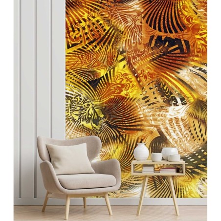 Stilvolle Fototapete - Afrikanische Muster | Feeby