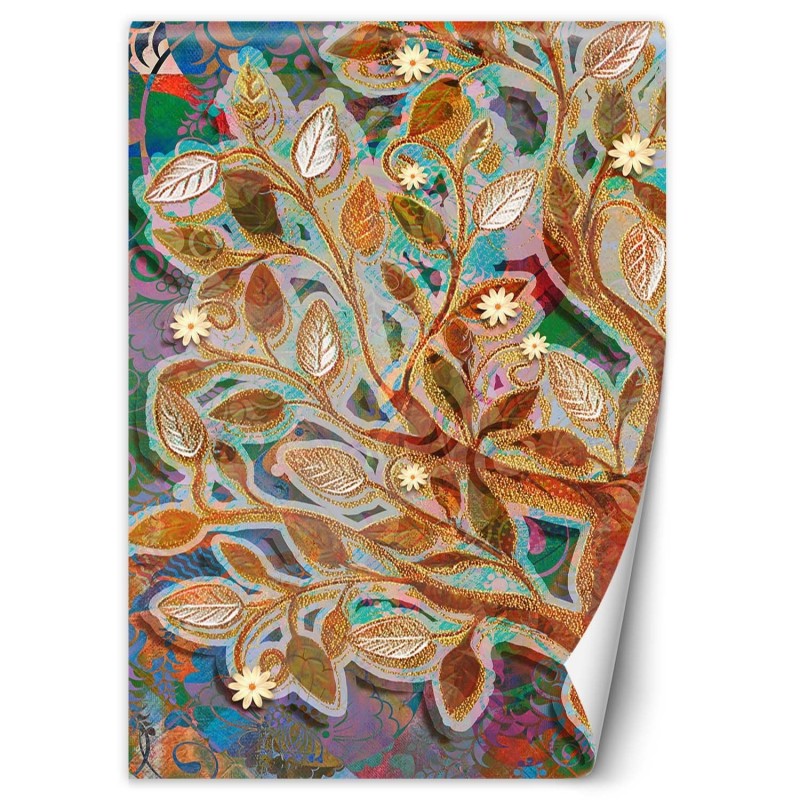 Fototapete - Gold Baum des Lebens | Feeby