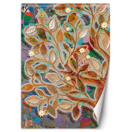 Fototapete - Gold Baum des Lebens | Feeby