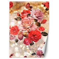 Fototapete - Blühende Rosen | Feeby