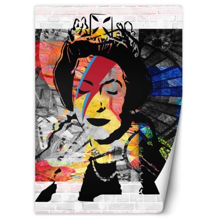 Fototapete - Banksy Königin von England | Feeby