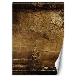 Modische Fototapete - Betonoptik Struktur Braun | Feeby