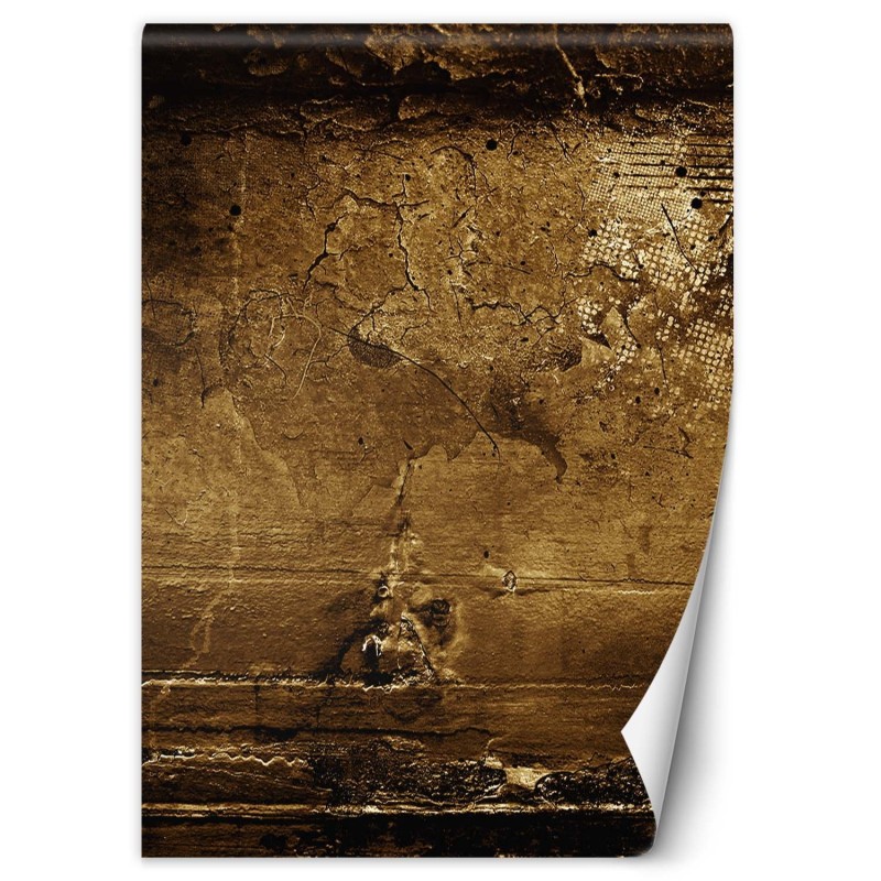 Modische Fototapete - Betonoptik Struktur Braun | Feeby