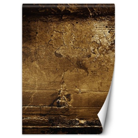 Modische Fototapete - Betonoptik Struktur Braun | Feeby