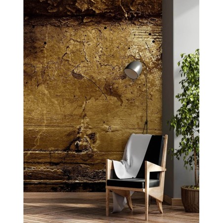 Modische Fototapete - Betonoptik Struktur Braun | Feeby