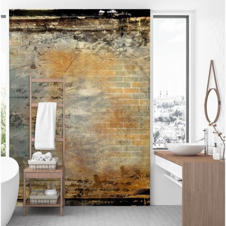 Fototapete - Alte Betonoptik Struktur Braun Loft | Feeby