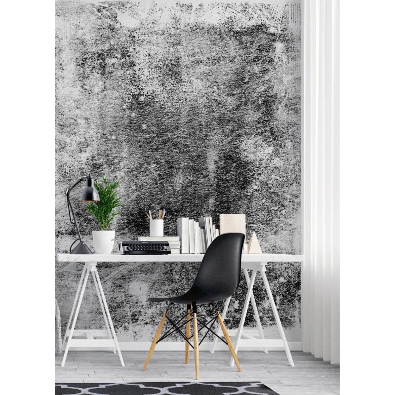 Moderne Fototapete - Beton Struktur Grau Loft | Feeby