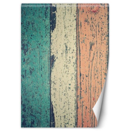 Fototapete - Pastell Holz Vintage | Feeby