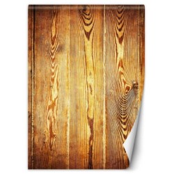 Moderne Fototapete - Goldene Bretter Holz | Feeby