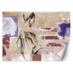 Fototapete - Frau Abstrakt Textur | Feeby