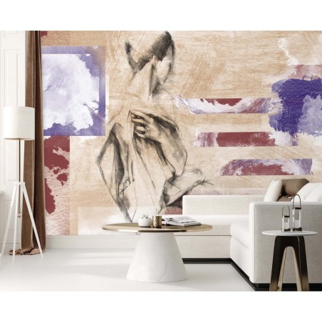 Fototapete - Frau Abstrakt Textur | Feeby