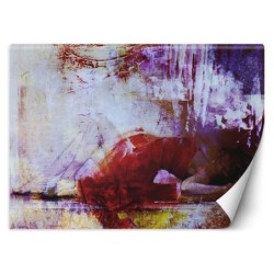 Moderne Fototapete - Liegende Frau Abstrakt | Feeby