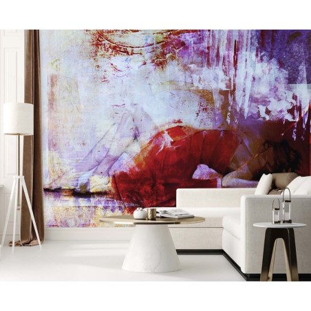 Moderne Fototapete - Liegende Frau Abstrakt | Feeby