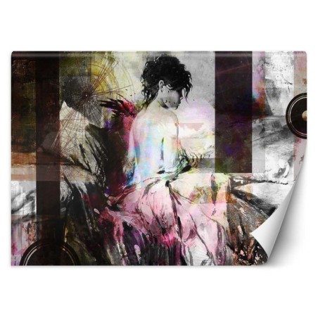 Fototapete - Elegante Frau Vintage | Feeby