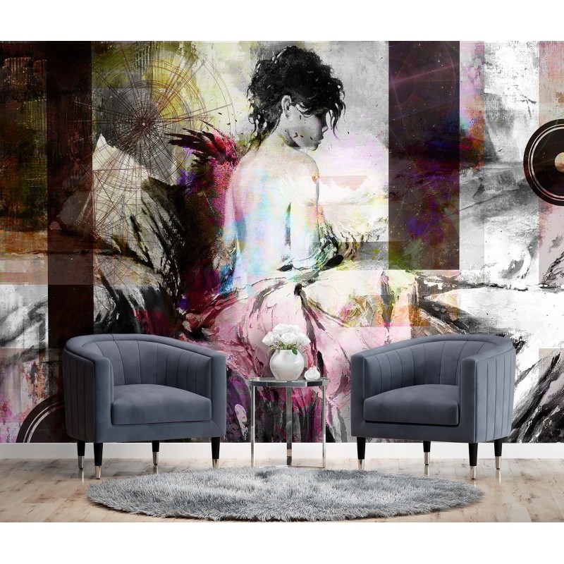 Fototapete - Elegante Frau Vintage | Feeby