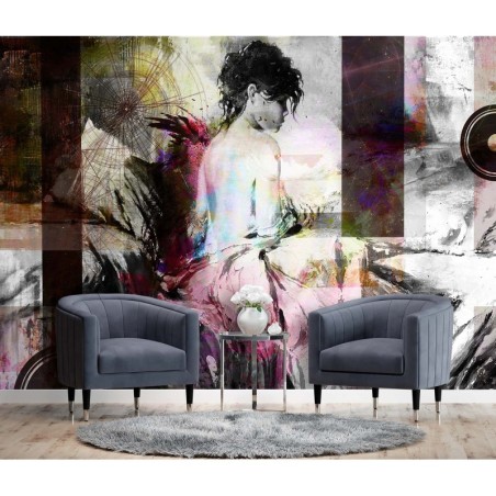 Fototapete - Elegante Frau Vintage | Feeby