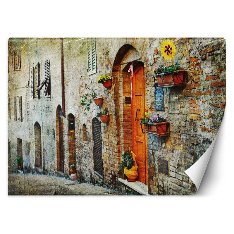 Moderne Fototapete - Straße in Italien | Feeby