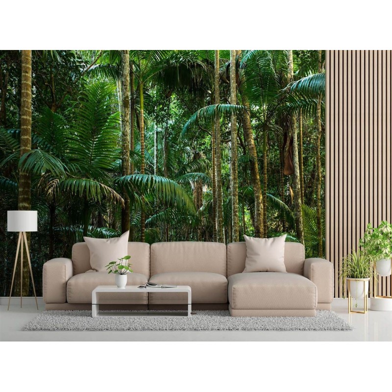 Moderne Fototapete - Hohe Palmen | Feeby
