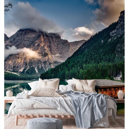 Fototapete - See in den Bergen Berglandschaft | Feeby