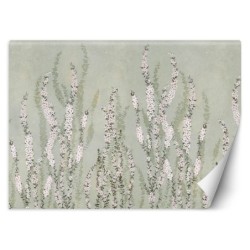 Fototapete - Boho Blumen an der Wand Hintergrund | Feeby