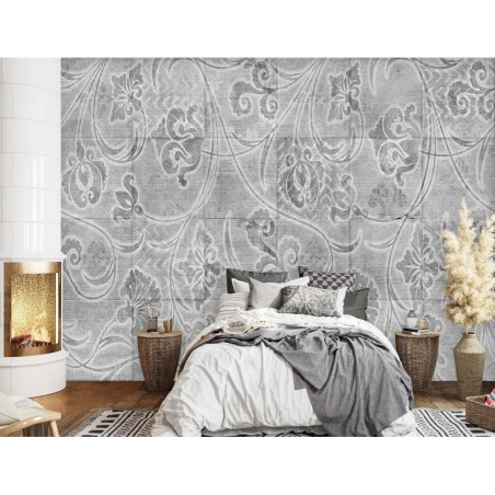 Fototapete - Boho Fliesen Betonoptik Imitation | Feeby