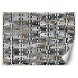 Fototapete - Geometrisches Muster in Gold Glamour | Feeby