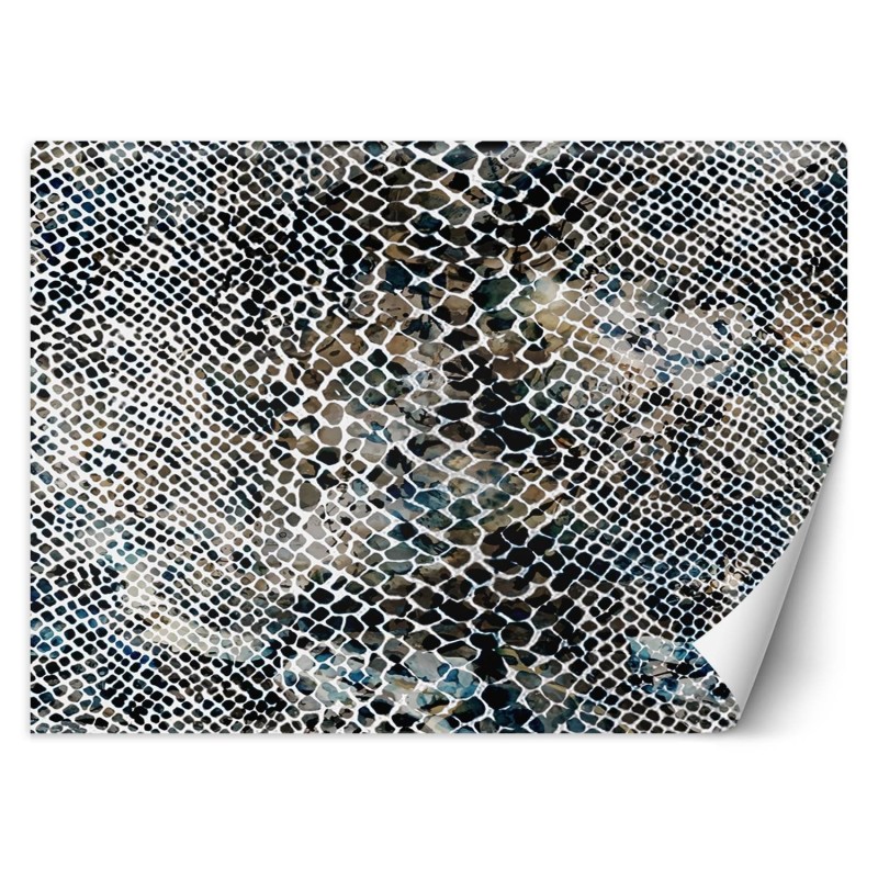 Moderne Fototapete - Schlangenhaut-Imitat | Feeby