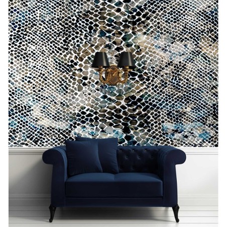 Moderne Fototapete - Schlangenhaut-Imitat | Feeby