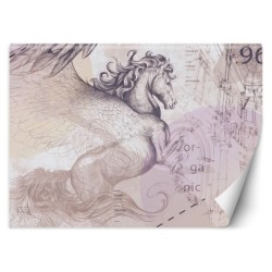 Fototapete - Pegasus geflügeltes Pferd abstrakt | Feeby