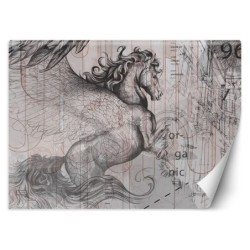 Fototapete - Pegasus Pferd Abstrakt | Feeby