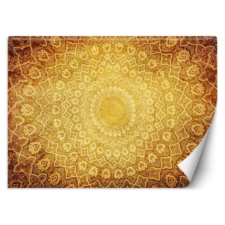 Modische Fototapete - Mandala Orient gold | Feeby