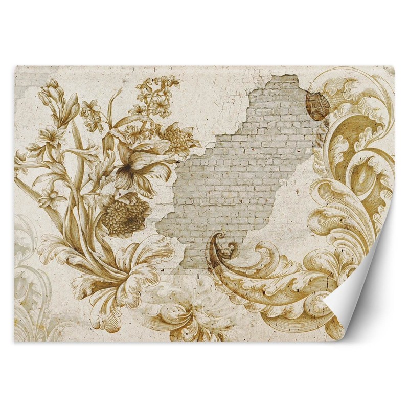 Fototapete - Pflanzen Fresko Vintage | Feeby