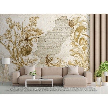 Fototapete - Pflanzen Fresko Vintage | Feeby