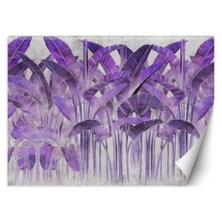 Modische Fototapete - Lila Bananenblätter | Feeby