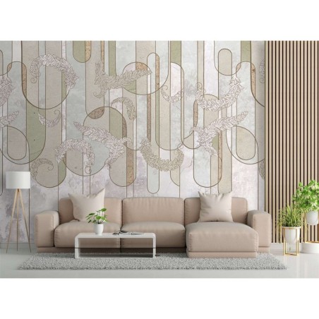 Fototapete - Skandinavische minimalistische Abstrakt in Beige | Feeby