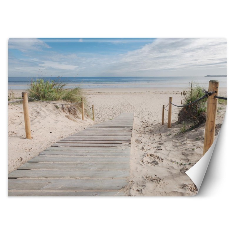 Fototapete - Strand Meer Sand Landschaft | Feeby