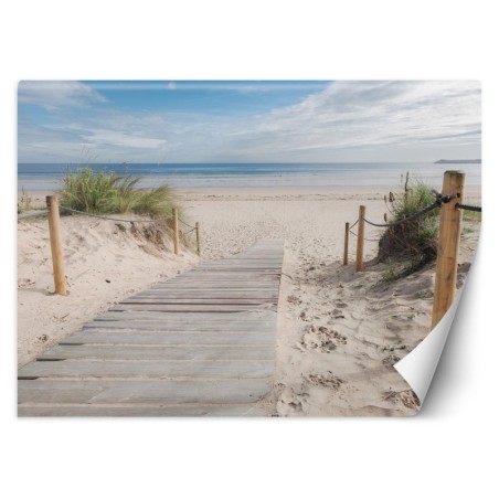 Fototapete - Strand Meer Sand Landschaft | Feeby