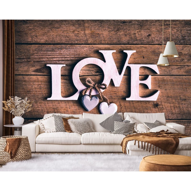 Fototapete - mit Aufschrift Love | Feeby