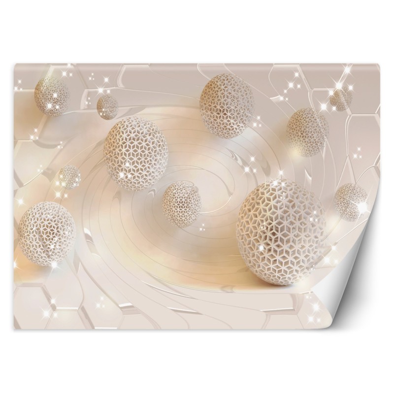 Fototapete - Sphären im Wirbel 3d | Feeby